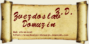 Zvezdoslav Domuzin vizit kartica